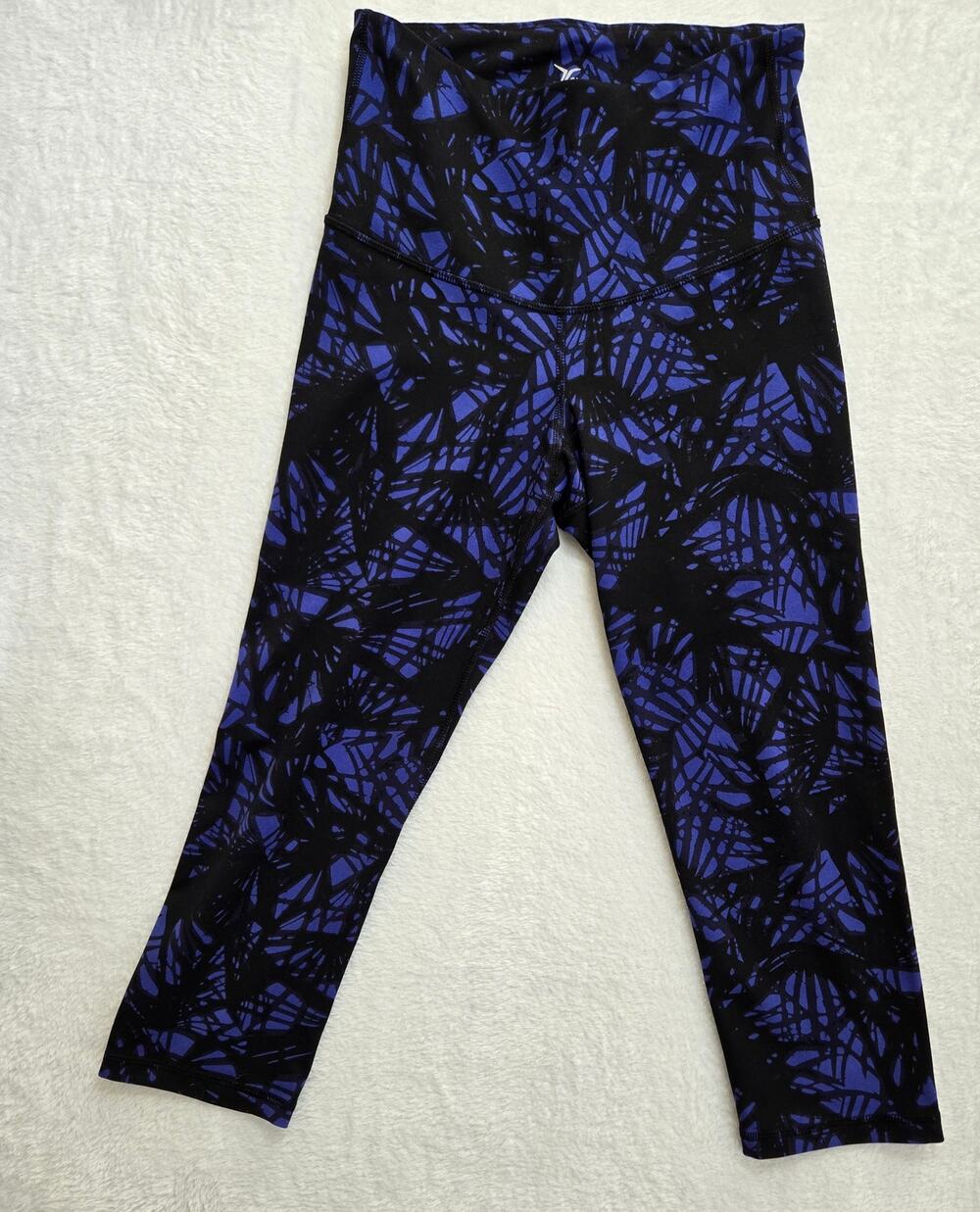 Old Navy Active Leggings Womens Small Purple Black Workout Yoga Pants